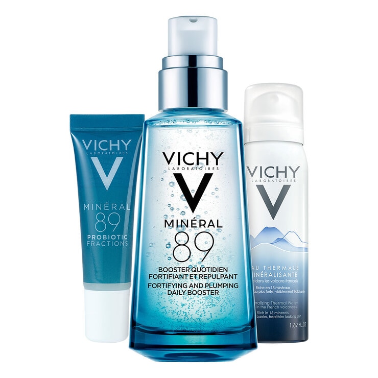 Kit Vichy Mineral 89 50ml, Crema 10ml y Agua Termal 50ml — Imagen 1 de 4