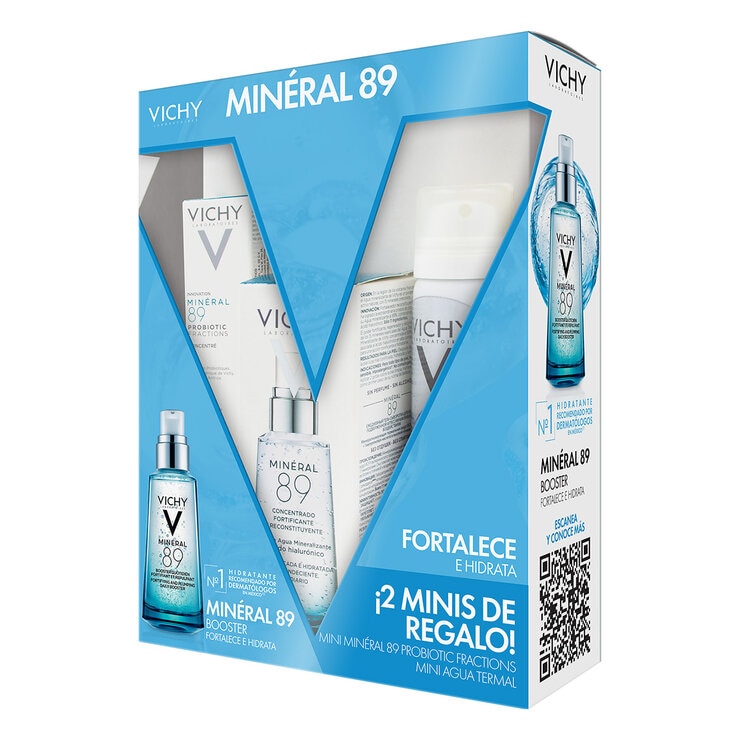 Kit Vichy Mineral 89 50ml, Crema 10ml y Agua Termal 50ml — Imagen 4 de 4