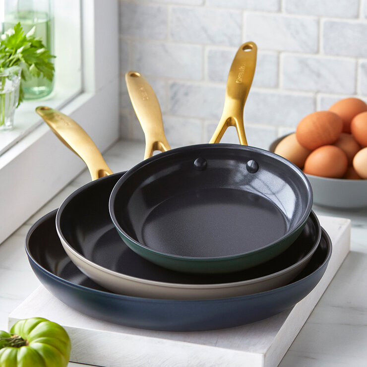 GreenPan Juego de Sartenes de Aluminio Anodizado  3 Piezas — Imagen 1 de 3