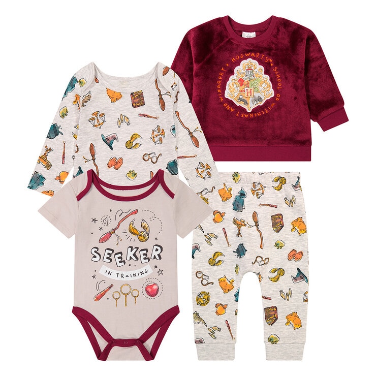 Disney Baby / Harry Potter Conjunto 4 piezas para Bebé Varias Tallas y Colores — Imagen 4 de 4