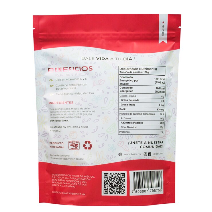 Baitz Fresa Enchilada 455 g — Imagen 2 de 2