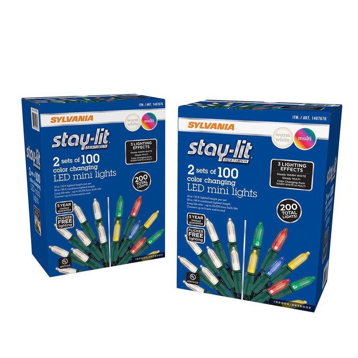 Sylvania Serie de Luces LED Color Cambiante 4 x 100 LT — Imagen 1 de 4
