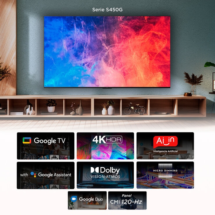TCL Pantalla 85" 4K UHD Smart TV — Imagen 3 de 4
