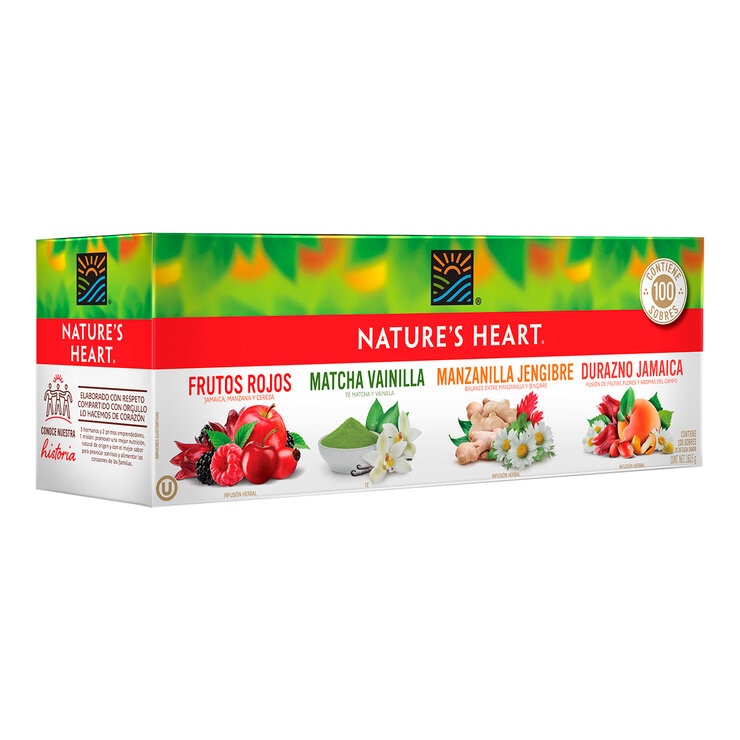 Nature´s Heart Kit De Tés Invierno 100 Sobres De 1.5 g Cada Uno — Imagen 2 de 4