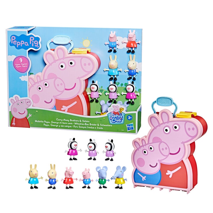 Peppa Pig Estuche para llevar con 9 Figuras — Imagen 4 de 4