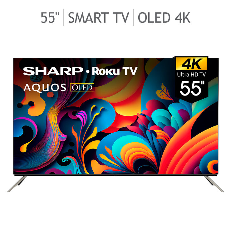 Sharp Pantalla 55" OLED 4K UHD Smart TV — Imagen 1 de 4