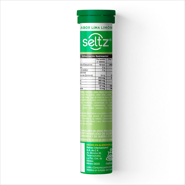 Seltz Electrolitos 3 Tubos de 13 Tabletas Efervescentes c/u Sabor Lima Limón — Imagen 3 de 4