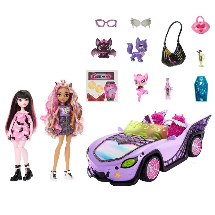 Monster High Clawdeen y Draculaura Ghoul Móvil — Imagen 4 de 4