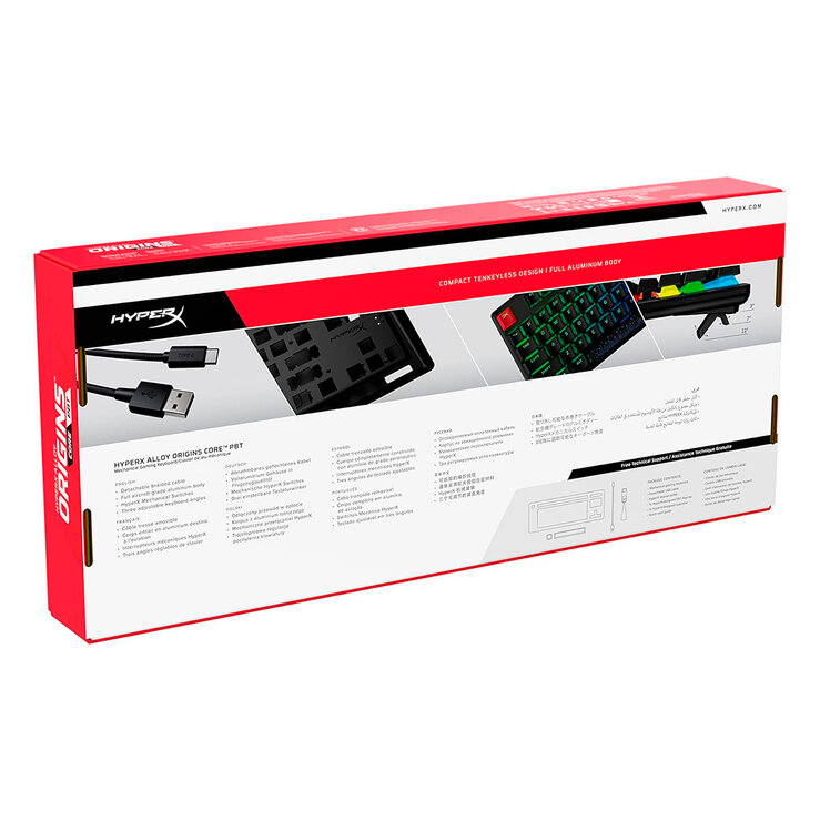HyperX, Teclado Mecánico Gaming Alloy Origins — Imagen 3 de 4