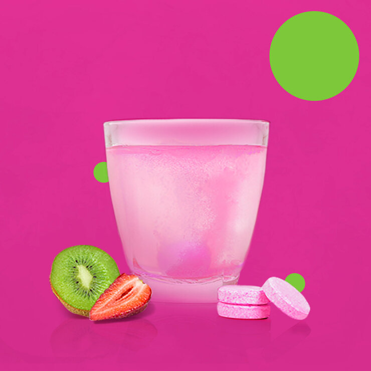 Seltz Electrolitos 3 Tubos de 13 Tabletas Efervescentes c/u Sabor Fresa Kiwi — Imagen 4 de 4