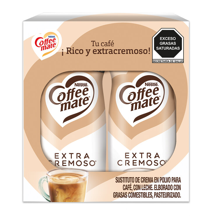 Coffee Mate Extra Cremoso Sustituto de Crema en polvo 2 pzas de 550 g