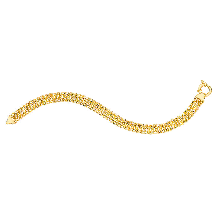Pulsera, Oro Amarillo de 14K, 19cm — Imagen 2 de 4