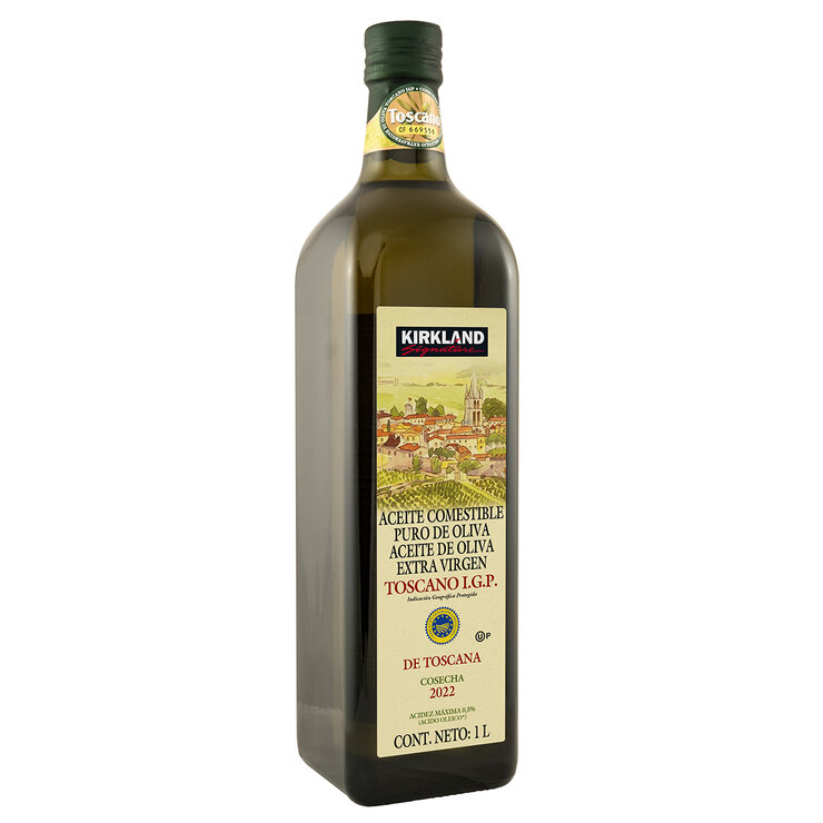 Kirkland Signature Aceite de Oliva Extra Virgen de Toscano 1 l — Imagen 2 de 4