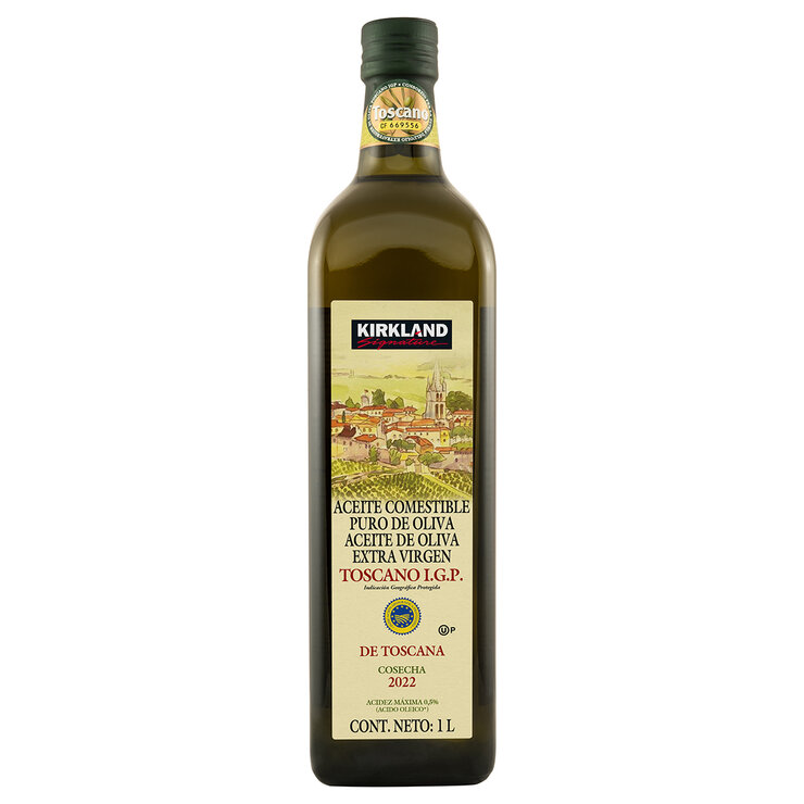 Kirkland Signature Aceite de Oliva Extra Virgen de Toscano 1 l