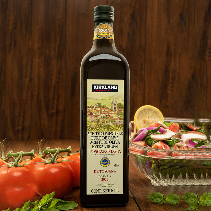 Kirkland Signature Aceite de Oliva Extra Virgen de Toscano 1 l — Imagen 4 de 4