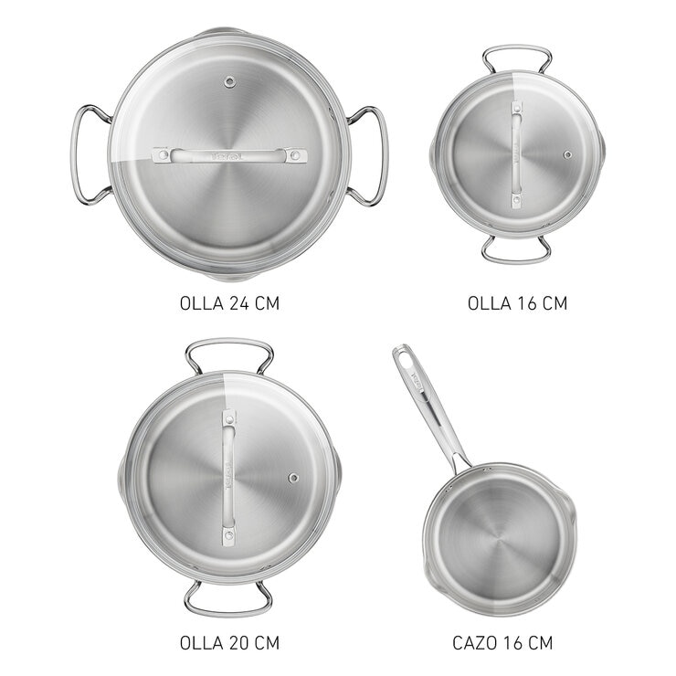 T-fal Batería de Cocina 7 piezas — Imagen 4 de 4