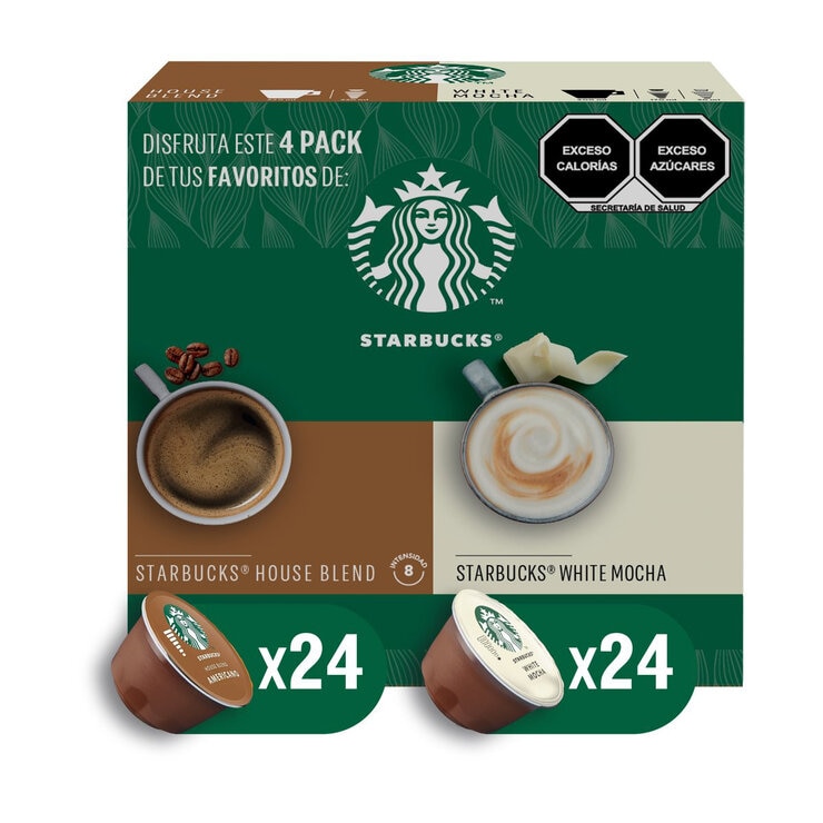 Nescafé Dolce Gusto Starbucks White Moca y House Blend 48 cápsulas  — Imagen 2 de 4