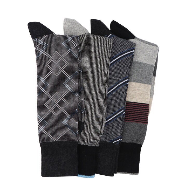 Lorenzo Uomo Calcetines de Vestir para Caballero 4 Pares Varios Colores — Imagen 2 de 3