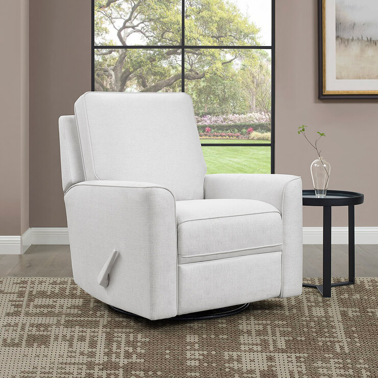 True Innovations, Paxley, Sillón Reclinable y Mecedora Giratoria de Tela — Imagen 1 de 4