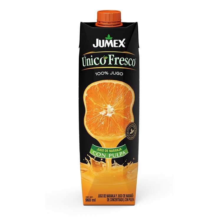 Jumex Único Fresco Jugo de Naranja 6 pzas de 960 ml — Imagen 2 de 3