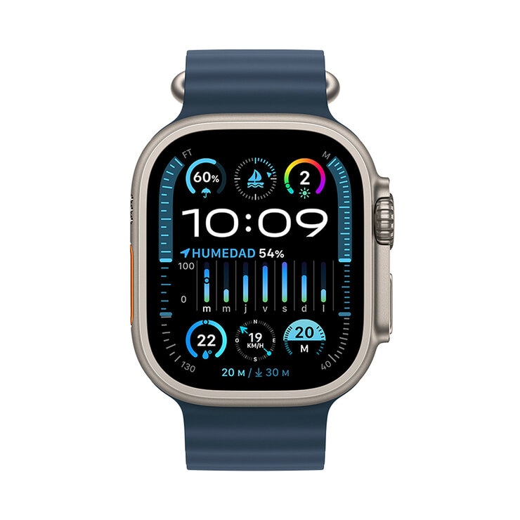 Apple Watch Ultra 2 (GPS + Cellular) Caja de titanio 49mm con Correa Ocean azul — Imagen 4 de 4