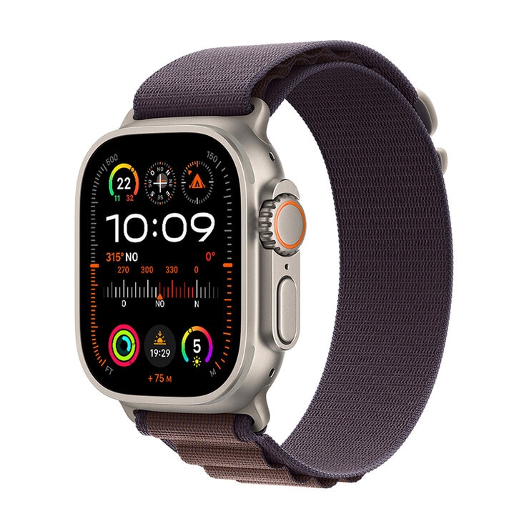 Apple Watch Ultra 2 (GPS + Cellular) Caja de titanio 49mm con Correa Alpine Índigo — Imagen 1 de 4