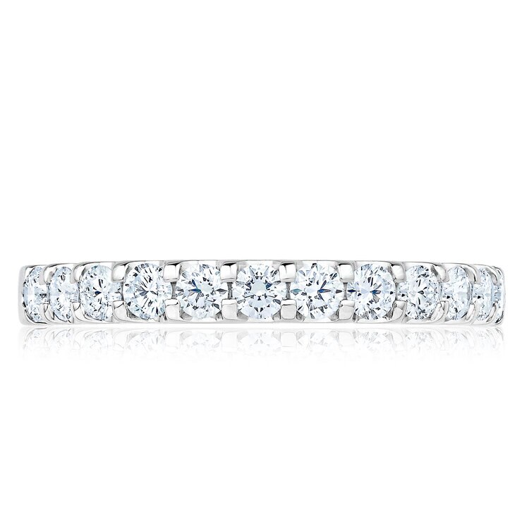 Anillo, 0.50ctw Diamantes, Oro Blanco de 14K — Imagen 3 de 4