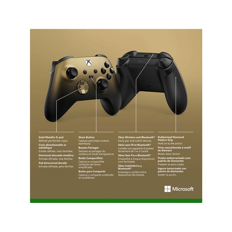 Xbox Control Inalámbrico Edición Especial - Gold Shadow — Imagen 2 de 4