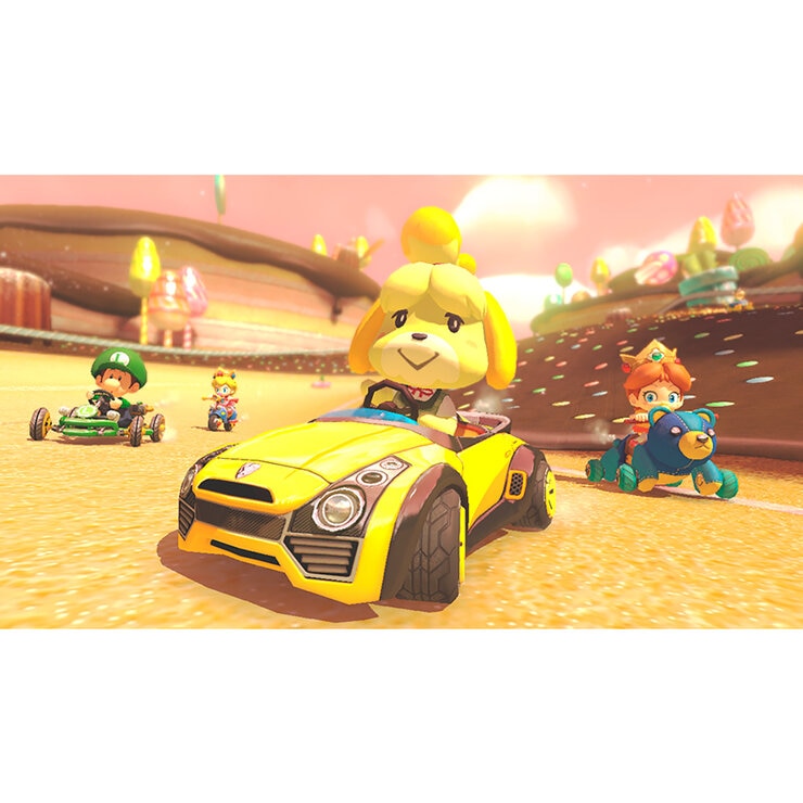 Nintendo Switch White Bundle: Consola OLED + Mario Kart 8 Deluxe — Imagen 3 de 4