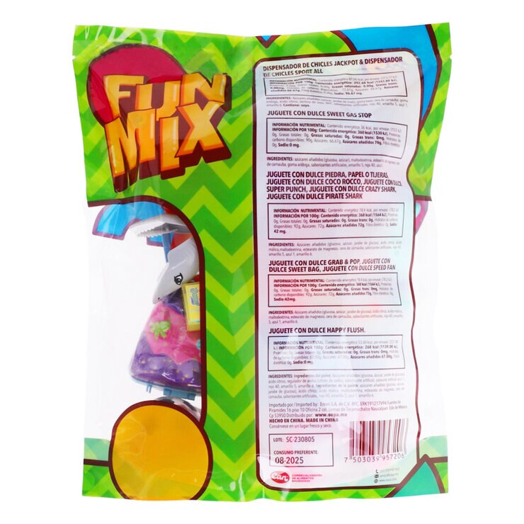 Bolsa Fun Mix Dulces Surtidos 12 pzas — Imagen 3 de 3