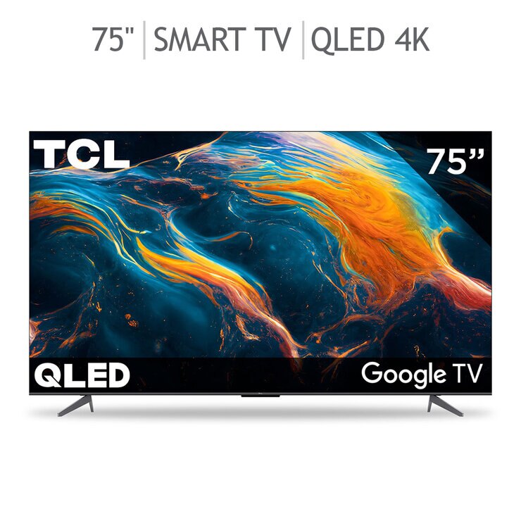 TCL Pantalla 75" QLED 4K UHD Smart TV  — Imagen 1 de 4