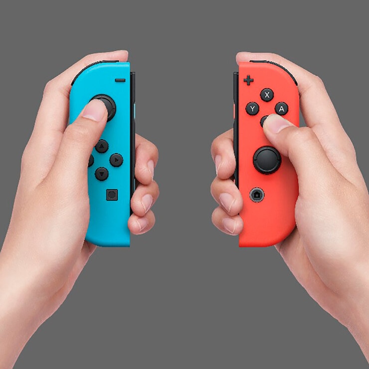 Nintendo Switch Joy-Con L/R Neón Rojo y Azul  — Imagen 4 de 4
