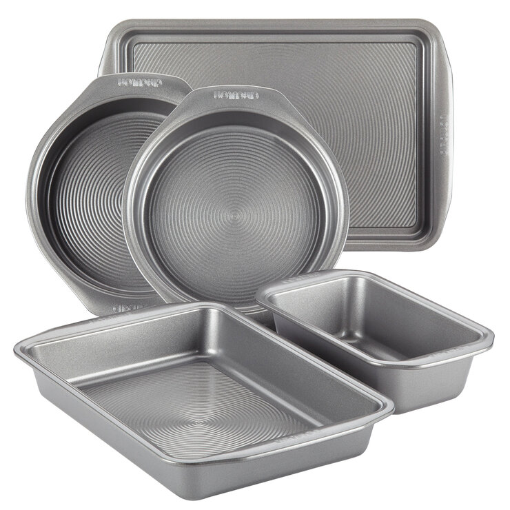 Circulon Juego de Moldes Para Hornear Antiadherente 5 piezas Color Gris — Imagen 1 de 4