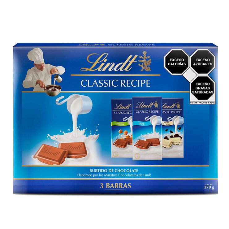 Lindt Classic Recipe Barras de Chocolate 370 g — Imagen 1 de 3