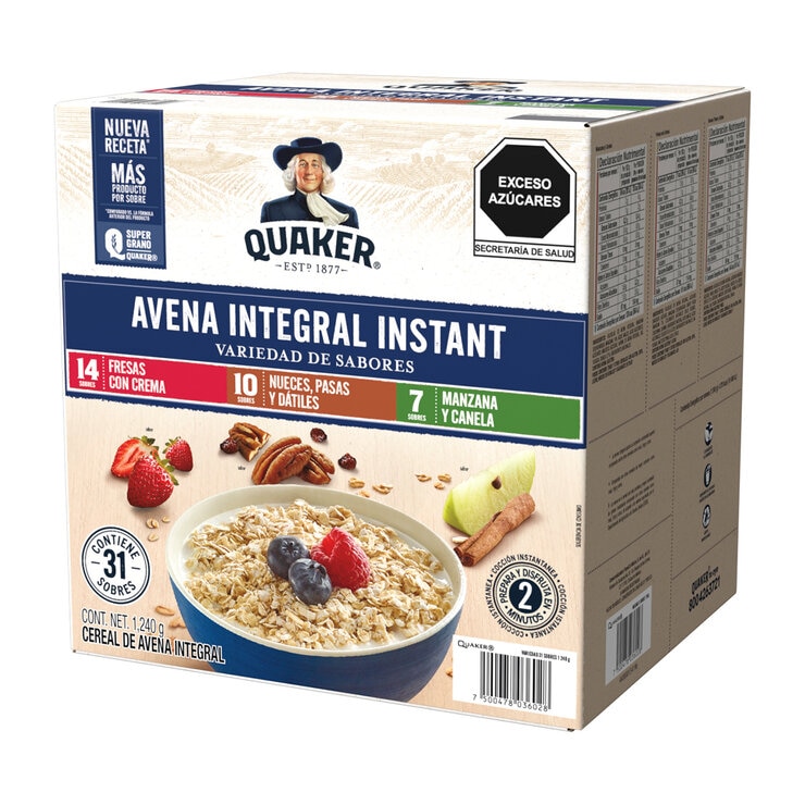 Quaker Avena Instantanea de 31 Sobres — Imagen 4 de 4