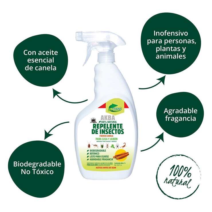 Fess, AKBA Repelente de Insectos Fuerza Canela 4.78L  — Imagen 4 de 4