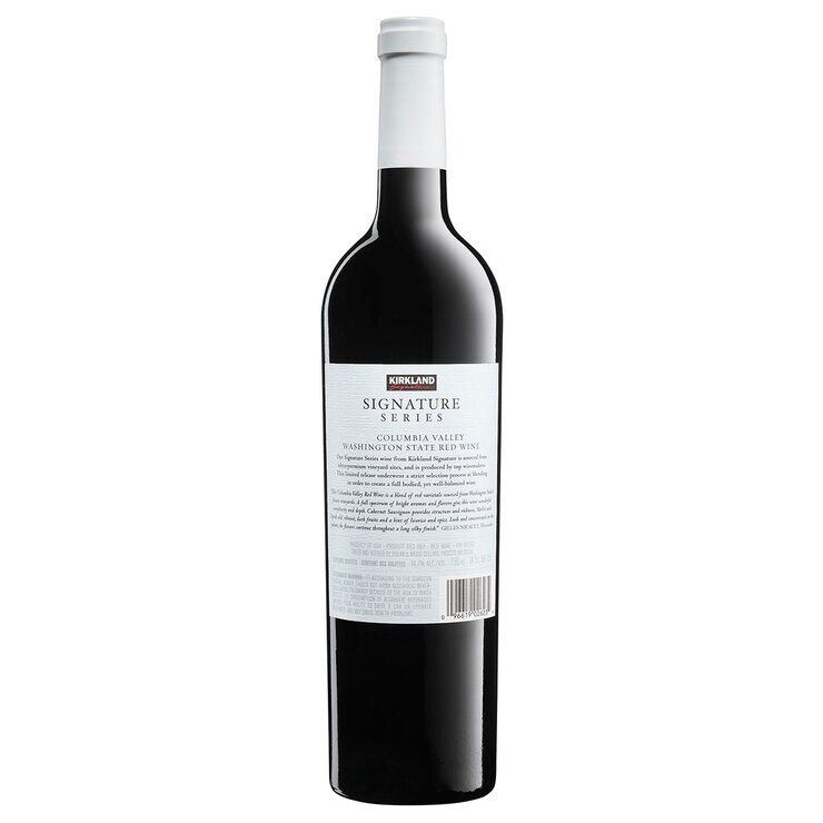 Vino Tinto Kirkland Signature Series Columbia Valley 750ml — Imagen 2 de 2