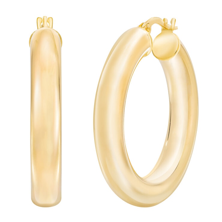 Aretes, Arracadas de Oro Amarillo de 14K — Imagen 1 de 4
