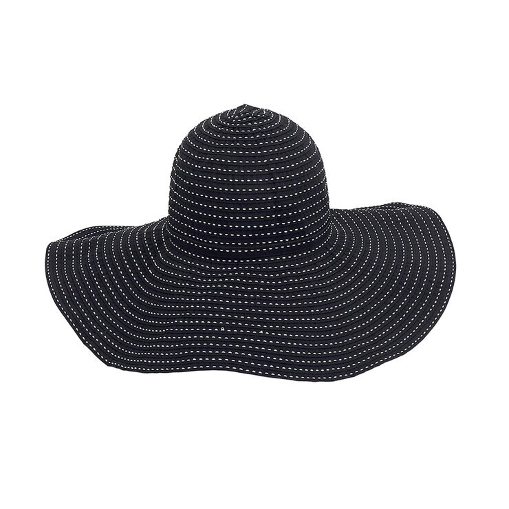 Sun & Sand, Sombrero de Trenza de Ala Grande en Varios Colores — Imagen 1 de 2