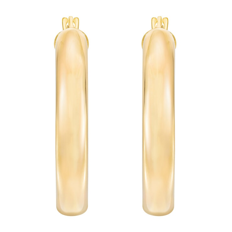 Aretes, Arracadas de Oro Amarillo de 14K — Imagen 3 de 4