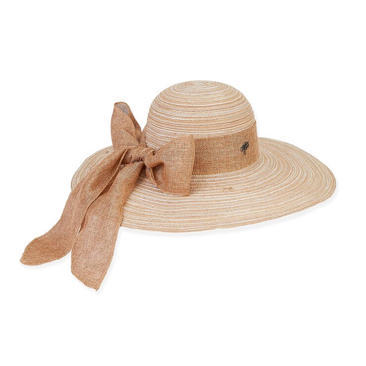 Sun & Sand, Sombrero de Ala Grande Con Moño en Varios Colores — Imagen 1 de 2