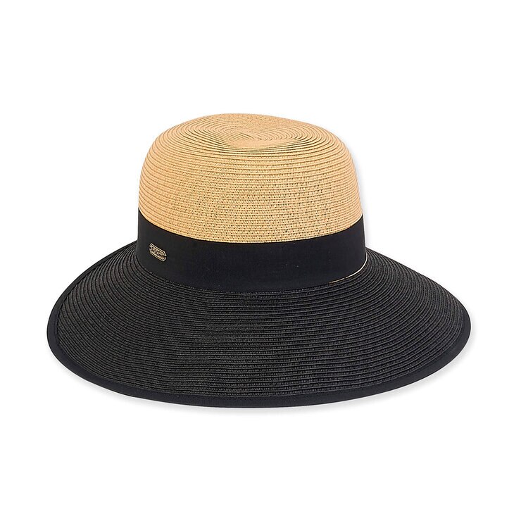 Sun & Sand, Sombrero de Ala Media Bicolor — Imagen 1 de 4