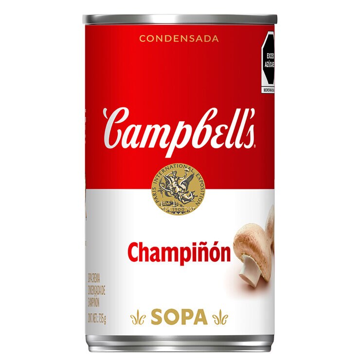 Campbell´s Crema de Champiñones 4 pzas de 735 g — Imagen 1 de 3