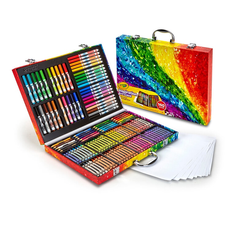 CRAYOLA SET INSPIRACION DE ARTE 140 PZS     P108