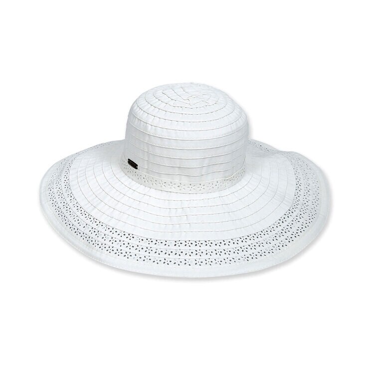 Sun & Sand, Sombrero de Ala Grande con Cinta de Picnic en Varios Colores — Imagen 1 de 2