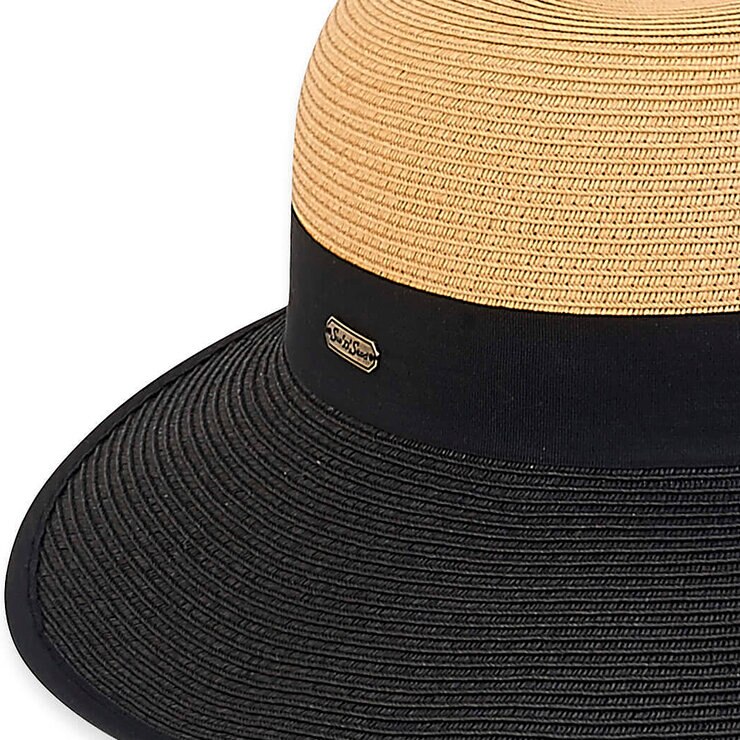 Sun & Sand, Sombrero de Ala Media Bicolor — Imagen 3 de 4