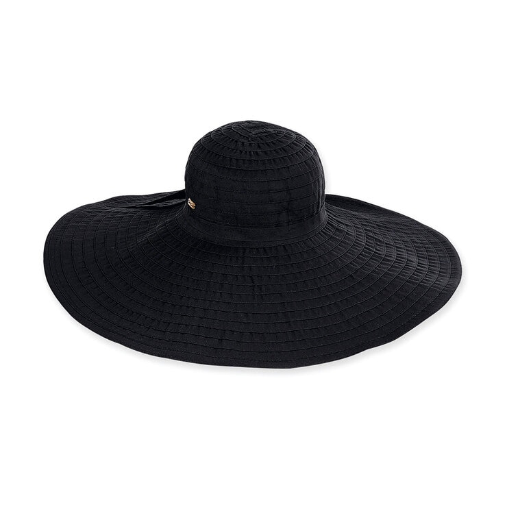 Sun & Sand, Sombrero de Ala Grande de Lazo en Varios Colores — Imagen 1 de 2