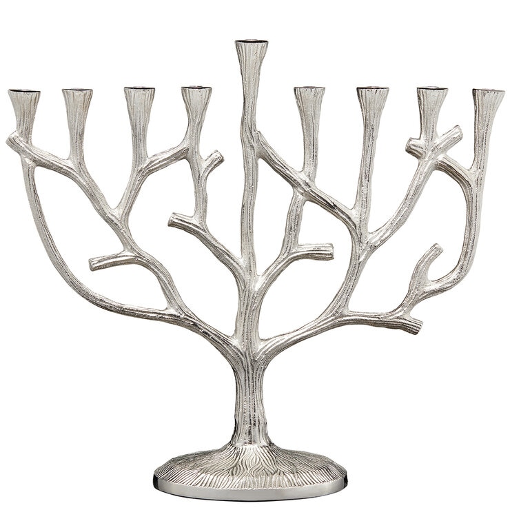 Menorah de Aluminio Fundido — Imagen 1 de 4