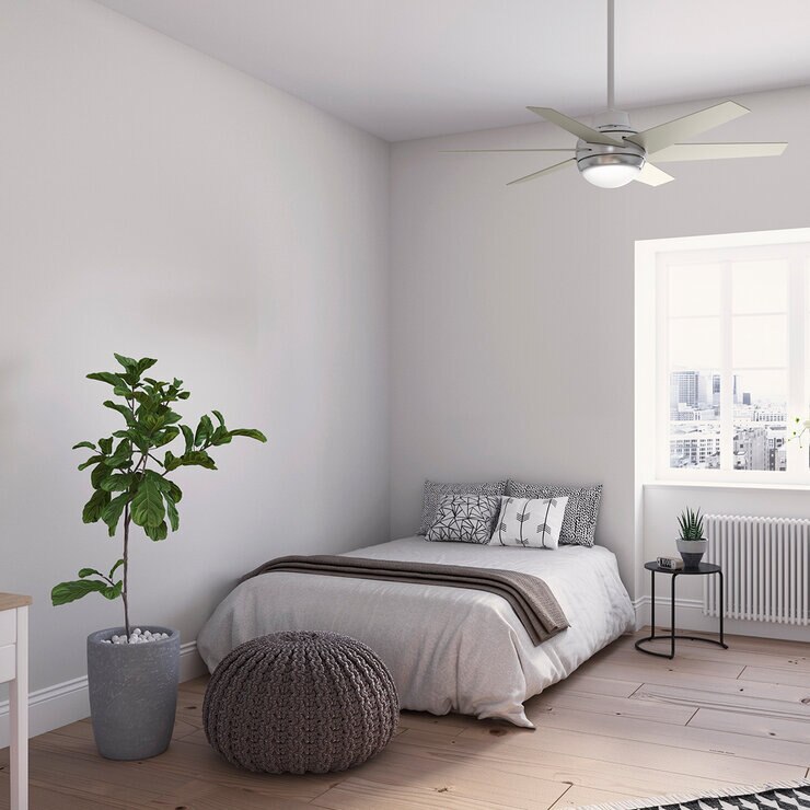 Hunter, Ventilador Sotto Brushed Nickel 52"  — Imagen 2 de 4