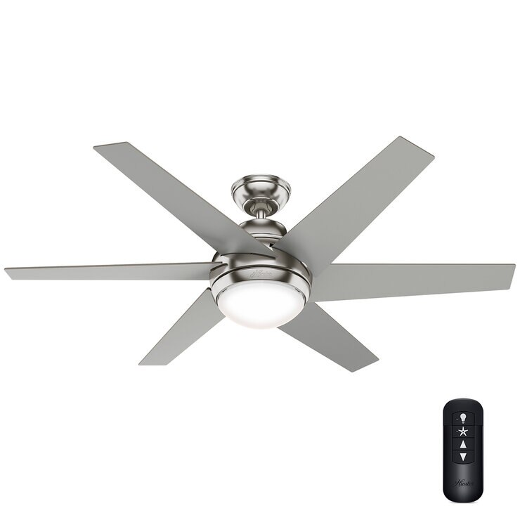 Hunter, Ventilador Sotto Brushed Nickel 52"  — Imagen 3 de 4